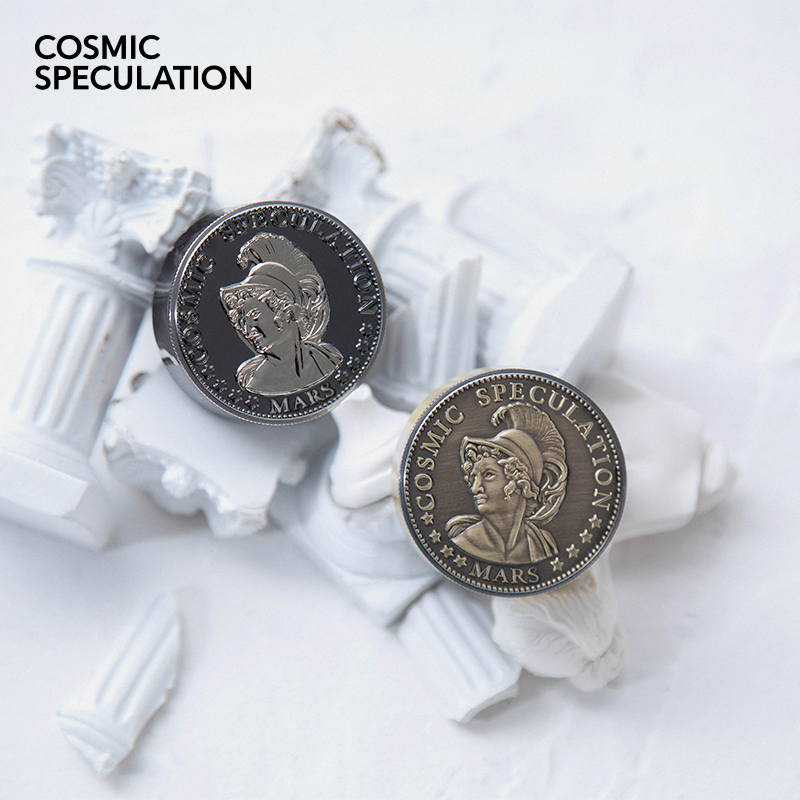 宇宙的猜想双面币车载香氛香薰送礼生日送M男女生礼物出风口扩香