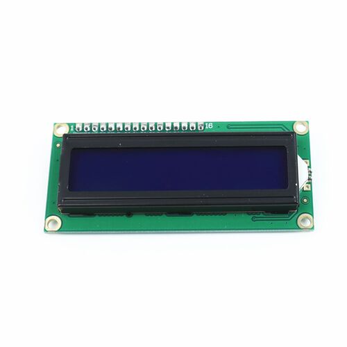 LCD1602显示屏单片机学习用字符型蓝屏带背光1602液晶屏 焊好排针
