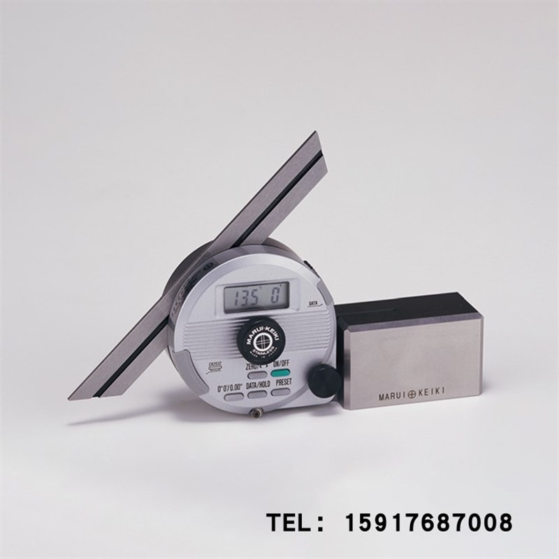 日本MARUI丸井牌万能角度计精密角计DP-601ST 360度数显角度尺