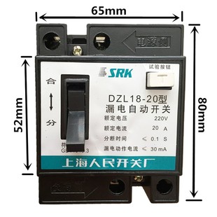 保护器DZL18 原装 20A 32A出租房宿舍专 上海人民漏电开关DZL18