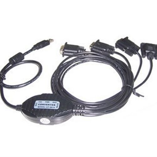UTEK USB转4口RS232  USB串口转换器 USB2.0转4口RS-232串口线