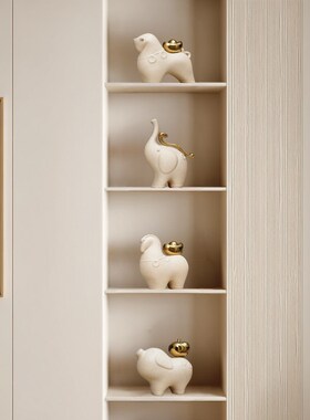 轻奢高档马上有钱装饰品摆件客厅玄关电视柜酒P柜桌面工艺装饰摆