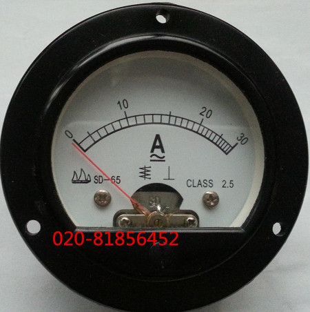 交流电流表SD65-30A SD65-50A SD65-75A SD-65 SO-65 CLASS 2.5
