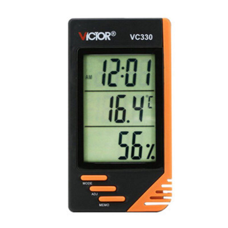 胜利仪器 温湿度表 VC330 室内测温仪 温湿度计