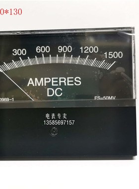 林肯焊机用电压表M20970-1 DC60V电流表M20969-1 DC1500A 100*130