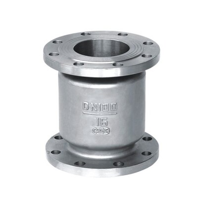 304不锈钢法兰立式止回阀H42W 升降式止回阀50 65 80 100 150 200