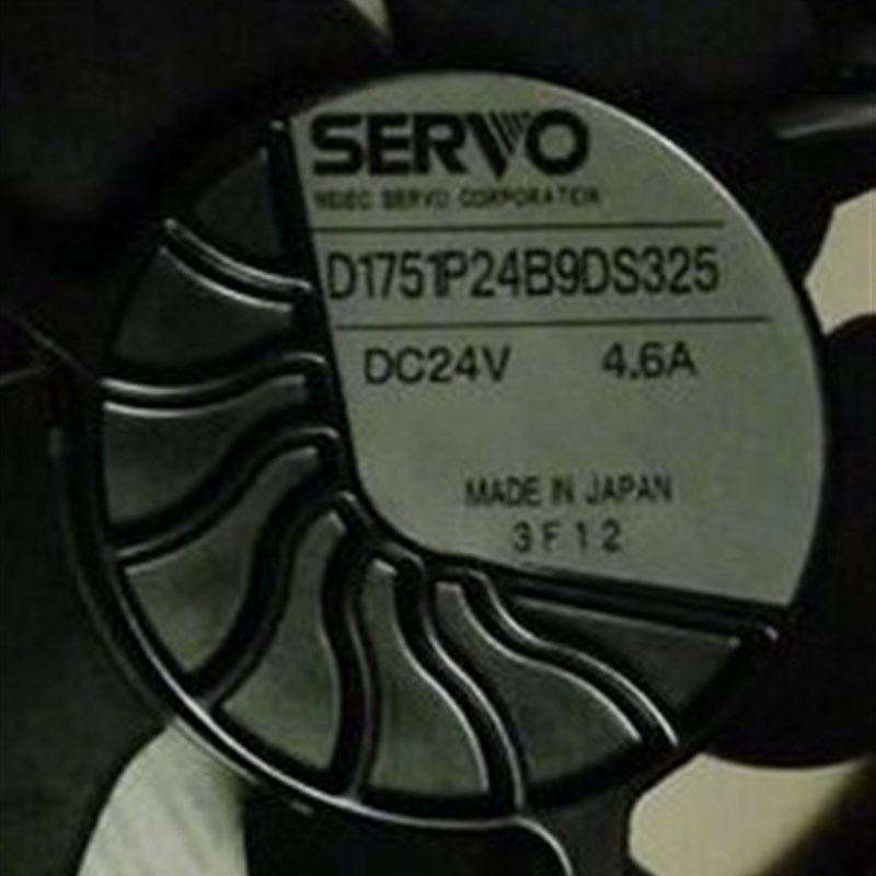 日本SERVO D1751P24B9DS321 /326 DC24V 4.6A 大风量变频器风机