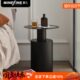 麦凡北欧轻奢铁艺床头柜简约卧室床边置物桌现代收纳小边桌角几