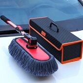 高级汽车鸡毛掸子除尘车刷专用扫车灰尘神器车用款 擦车刷子不掉毛