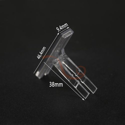 导轨式固定座UK接线端子透明标记标识夹牌KLM-A件EUK配套B3标签台