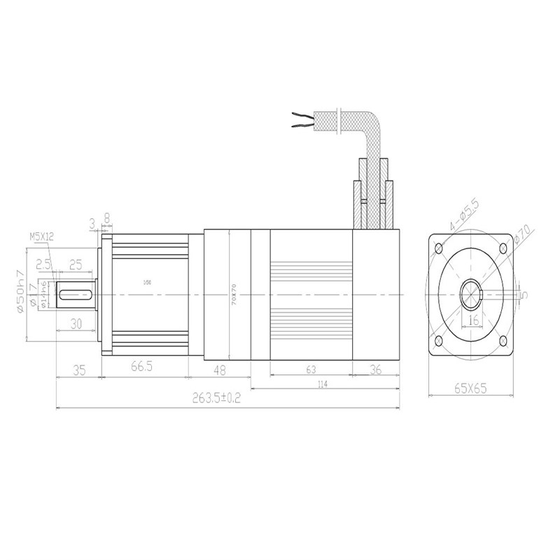 直流防爆电机BLB70-A-24防爆器材专用直流减速防爆电机保修两年