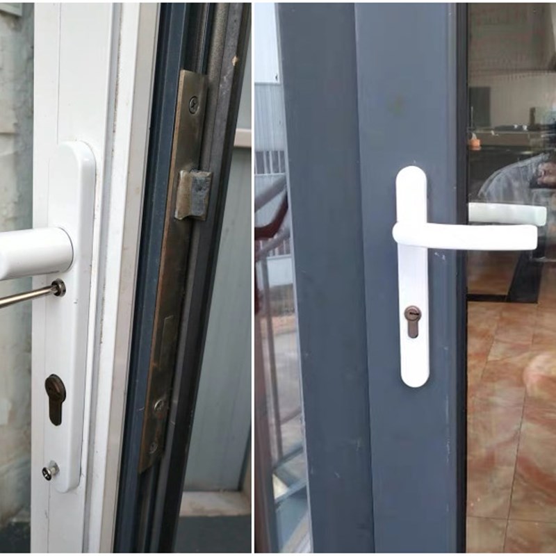 断桥铝门锁 9225/9230/9235 单点断桥锁 塑钢门Y窗锁 长条锁