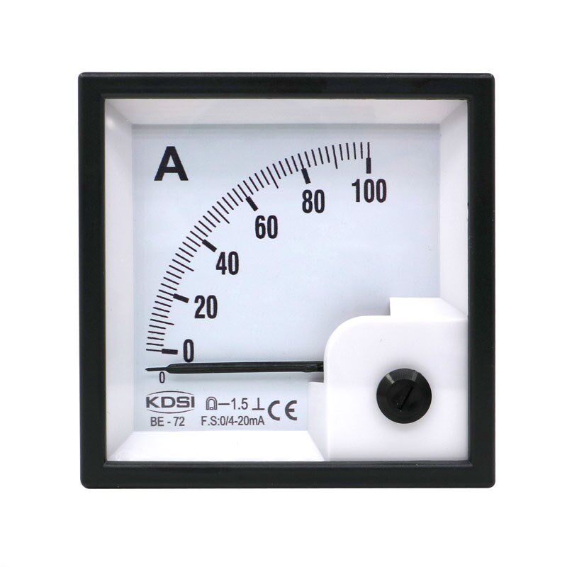 KDSI指针式电流表BE-72 DC4-20mA 100A 毫安表 测量小电流仪表