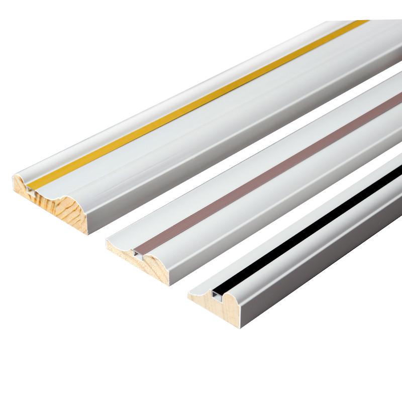 实木免漆电视墙背景墙边框条金属实木线条吊顶装饰线条门框线条