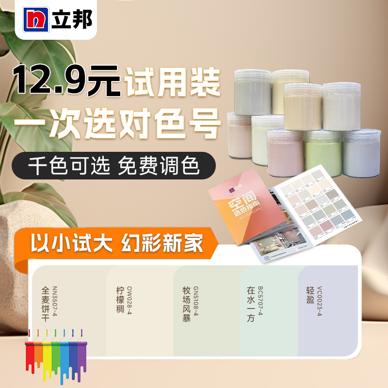 立邦哑光面漆可调色小样