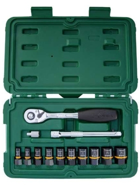 SATA/世达 13件6.3×10mm打滑螺栓拆卸套筒组套 09137