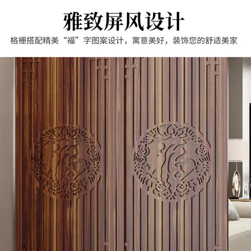 屏风隔断客厅折叠移动2024新款隔断墙简易自装中式办公室进门遮挡