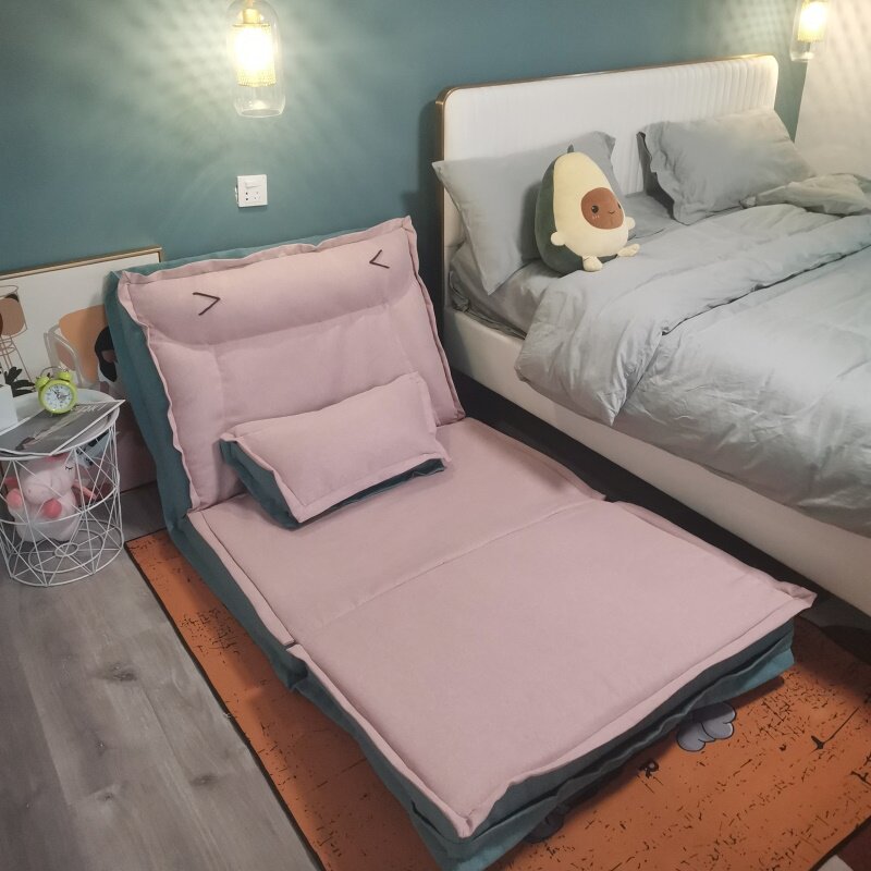 懒人沙发床打地铺榻榻米单人双人可折叠两用阳台卧室小户型网红款