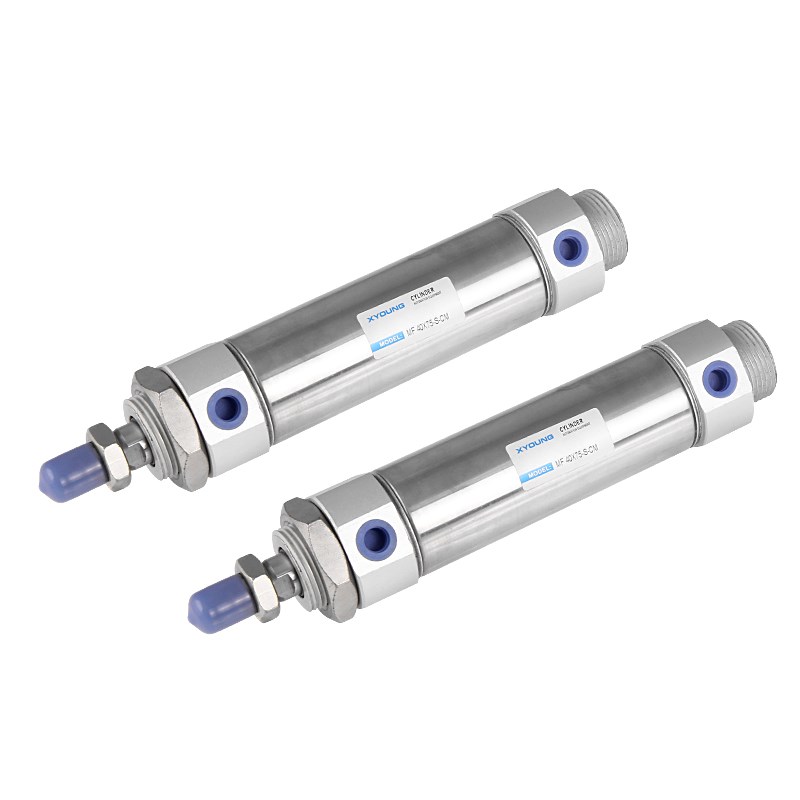 MF40X50-SCM圆尾不锈钢迷你气缸MF40X75-SCM带O磁迷你气缸MF40X10