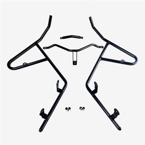 适用钱江MT摩托车QmJ150T-M前保险杠防护防摔杠后货架保护尾架护