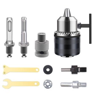 磨机冲击钻转换夹头转接头电锤手电钻配件功能多自锁水钻角万用夹