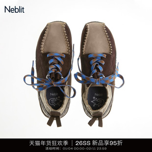 NEBLIT STHENOS 26SS新款萨诺岩舞鞋系带拼接运动休闲芭蕾鞋子女