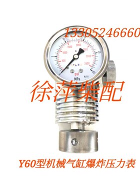 Y60型机型气缸爆炸压力表淄柴6210爆压表 淄博6250爆压表020Mpa