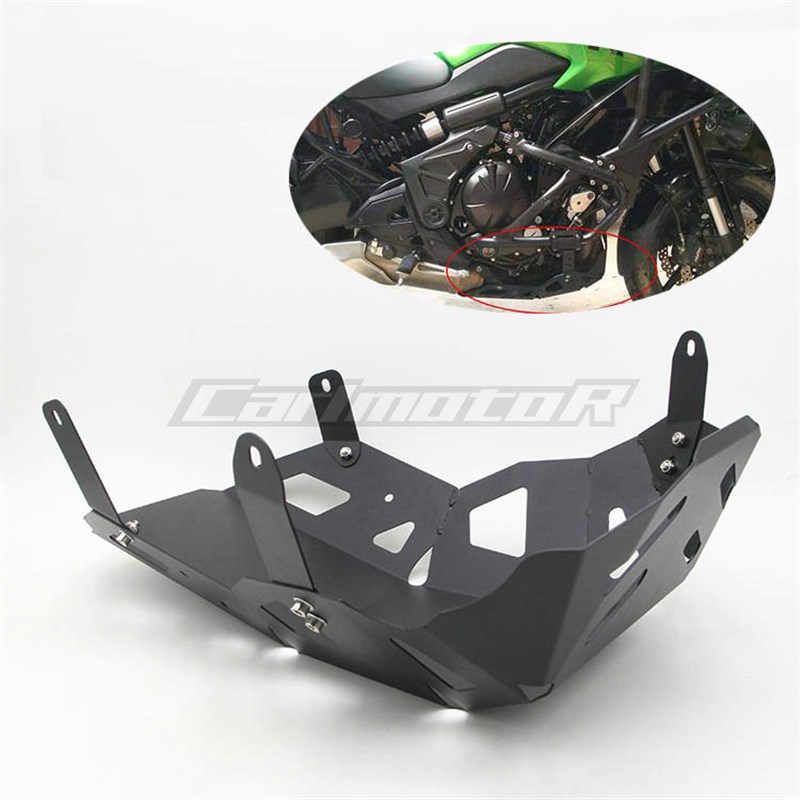 改装川崎 Versys 650 异兽650  KLE650 发动机保护板 底盘保护罩