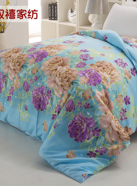 秋冬被套单件红色加厚磨毛双人220 240cm1米5儿童被罩1.8m床热卖