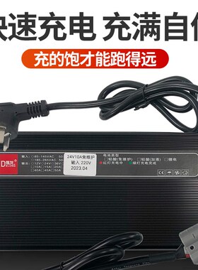诺力配件凌动PTE15Q-A电动搬运车充电器SS24V8A车载锂电池充电机
