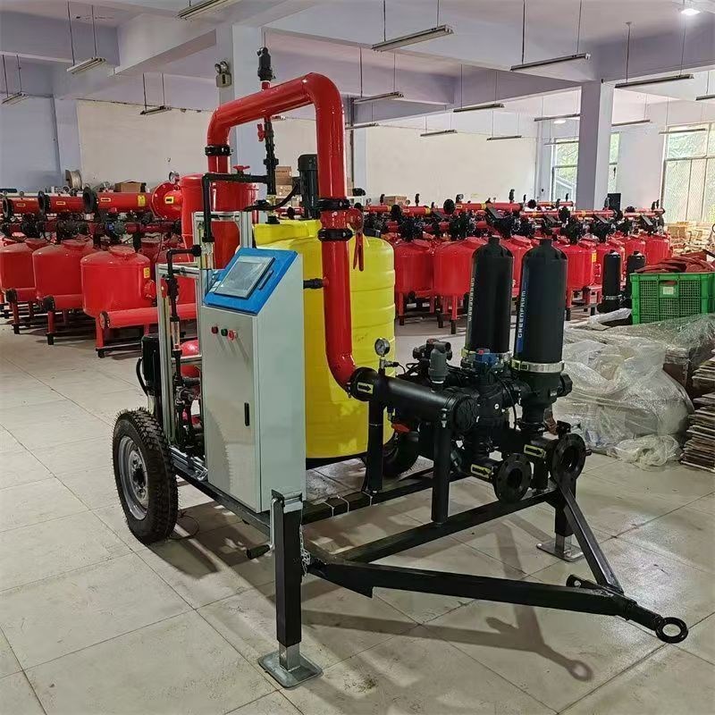 水肥一体机三通道智能水肥一体机泵房首部设备灌溉首部泵房厂家