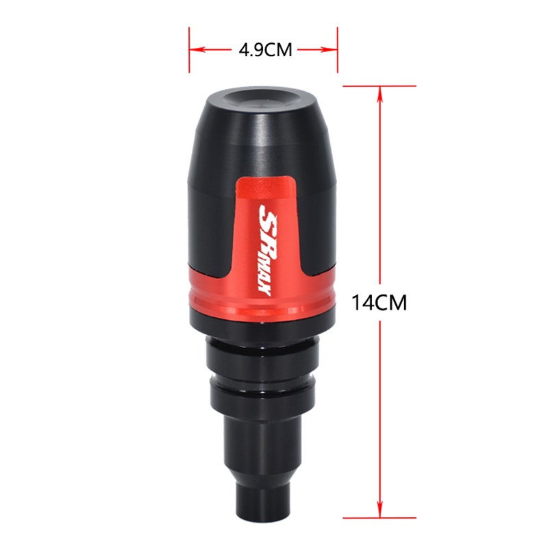 阿普利亚SRMAX300 sr-max250/D250GT 改装排气管防摔棒胶 保护球