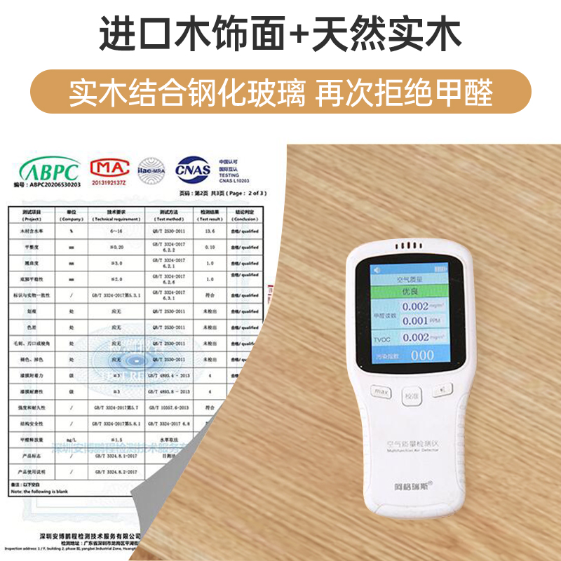 千初家具 实木双抽屉卧室床头柜实木小柜子储物柜床边柜橡胶木