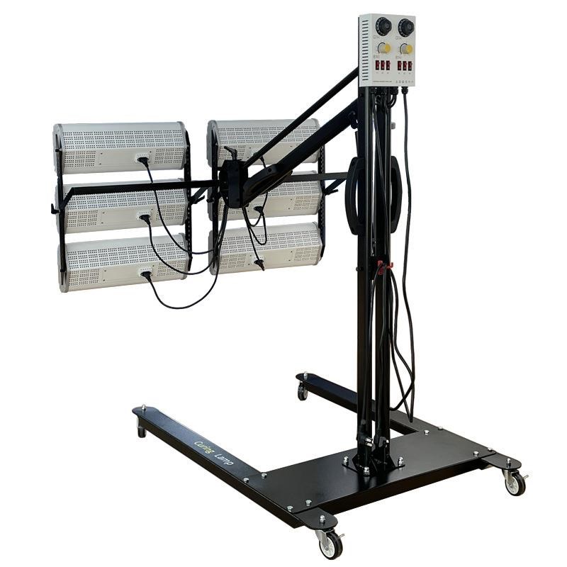 汽车烤0漆灯移动式短波红外线短可调温度波喷000漆烤灯红灯外烤78