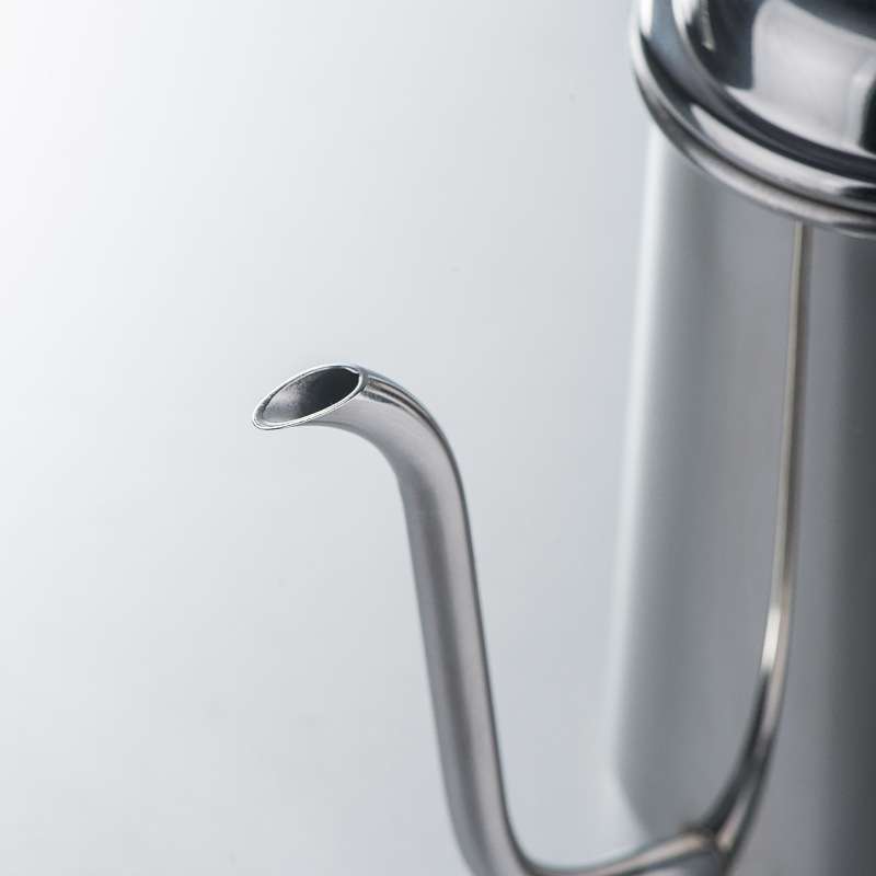 304不锈钢细口壶咖啡手冲壶650ml易控水长嘴滴漏咖啡器具挂耳壶