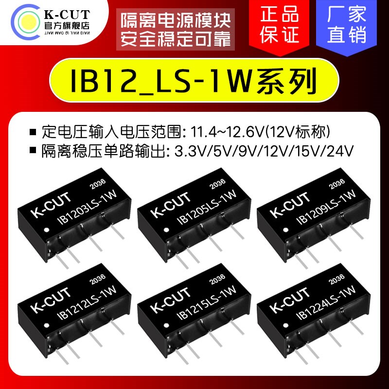 IB1205LS-g1W IB1203/1209/1212/1215/1224LS-1W R2R3稳压电源模
