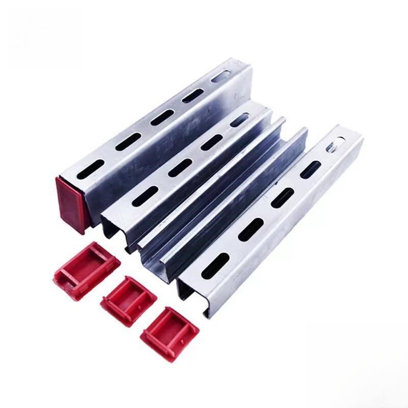 镀锌型钢太阳能光伏支架檩条管道抗震支架有孔管廊支架钢型