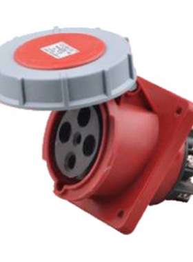 4孔125A荣盛CEIRSIEC防水防爆航空工业插座(暗装斜座)RS-4442