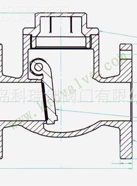 船青止铜 摆式回阀 JIS F7371 5K日标旋启FXB式用止回阀