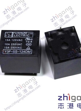 YUANZE 元则 继电器 T73 Y3F-SS-124DM 24VDC 10A 4脚 一组常开型