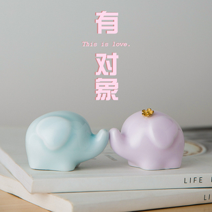 有对象摆件情侣礼物一对周年纪念女生送给男朋友有意义的生日礼品