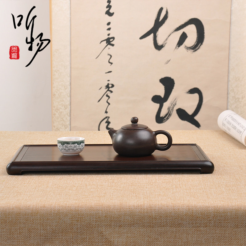 红木明式胡桃木摆件底座实木托架长方形奇石花器茶壶茶具盆景底座