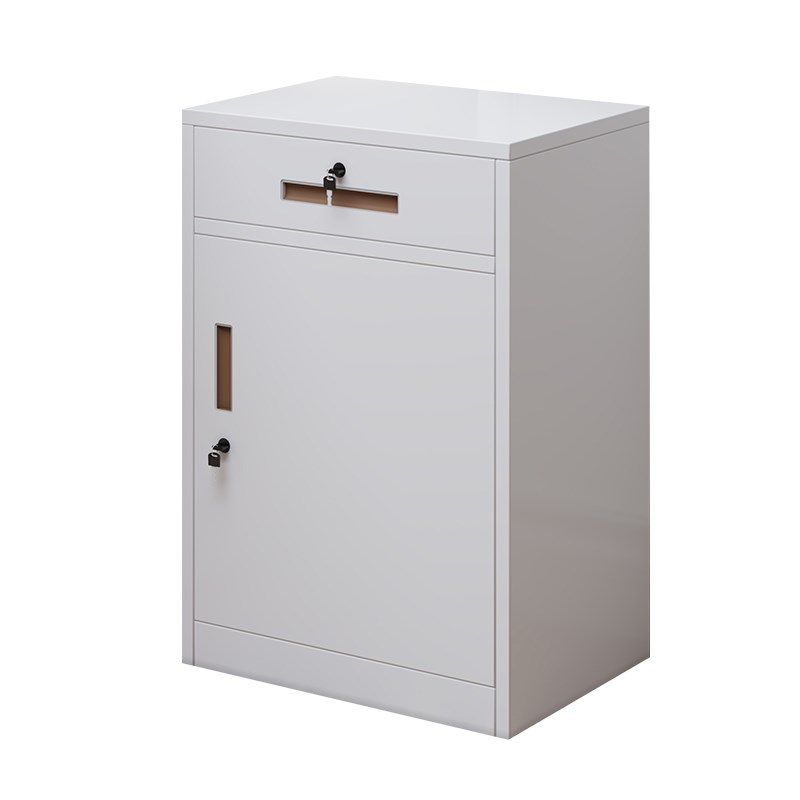 办公室桌下移动矮柜铁皮文件柜储物柜带锁抽屉柜收纳小柜子活动柜