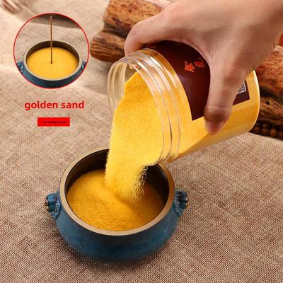 香炉专用砂佛香灰供香炉金玉明沙家用金刚砂镶香炉金砂