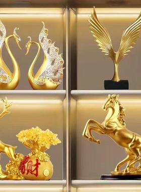 轻奢高档现代新房客厅酒柜装饰品时尚摆件家居玄关饰品样板房摆设