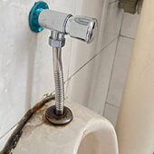 幼儿园小便池冲水阀儿童手按式 厕所延时阀小孩子小便斗小便器配件