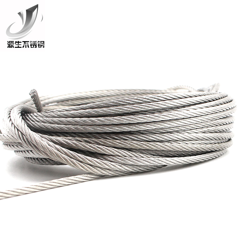 304不锈钢1.523468mm10粗包/不包塑钢丝绳316晾衣绳牵引绳晾衣架