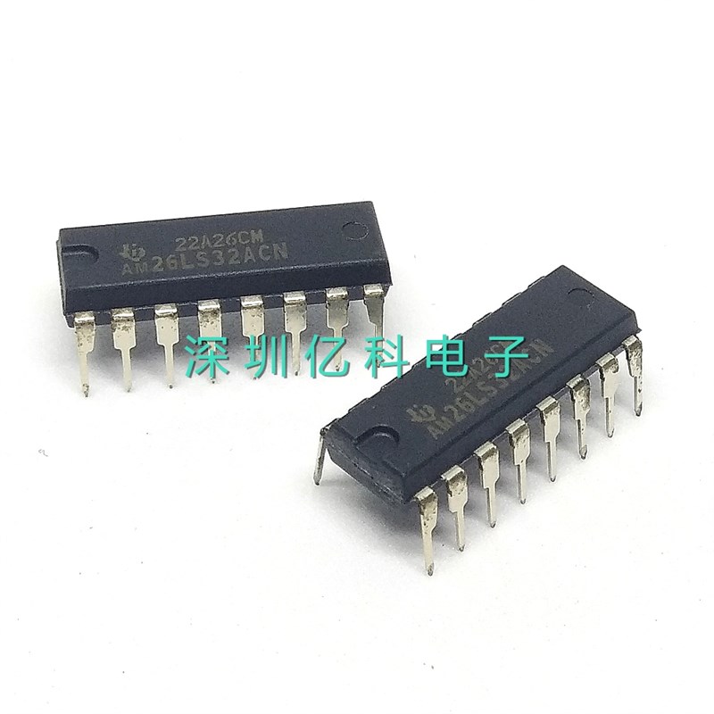 进口原装 AM26LS32ACN 四路差动线路驱动器/收发器 直插DIP-16