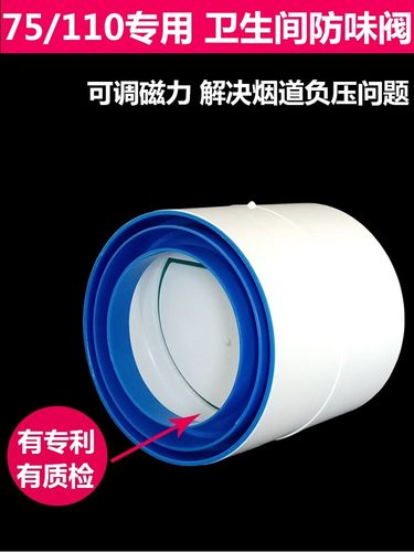 75/110PVC160管道止逆阀浴霸排气扇换气扇烟道卫生间止回阀防回风