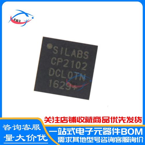 全新原装 CP2102-GMR QFN-28 贴片QUSB转串口 桥接控制器 CP2102